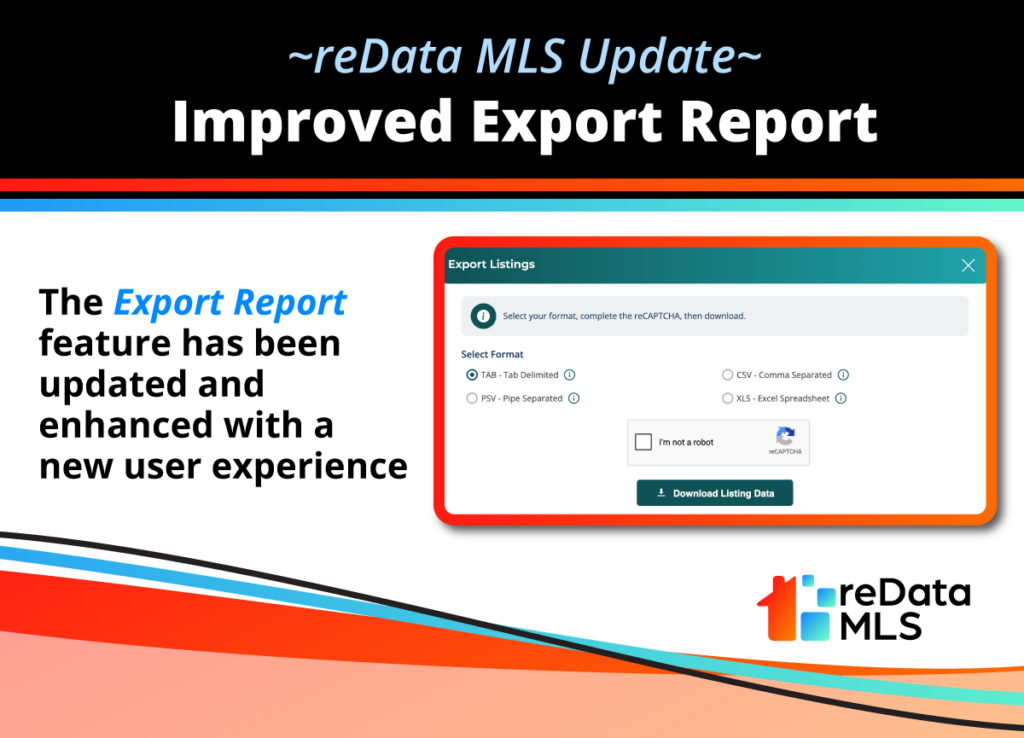 Improved Export Report