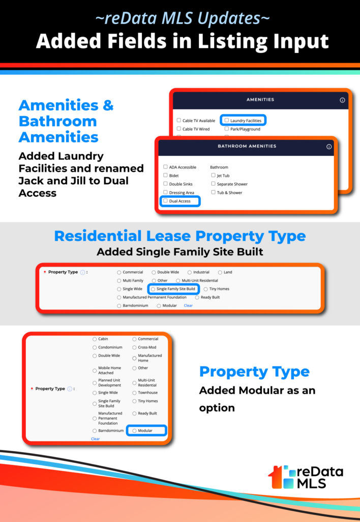 Added Fields in Listing Input